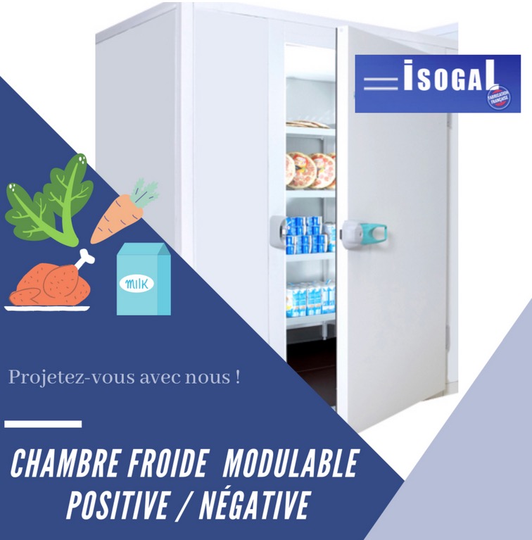 Chambre froide et congélation modulaire